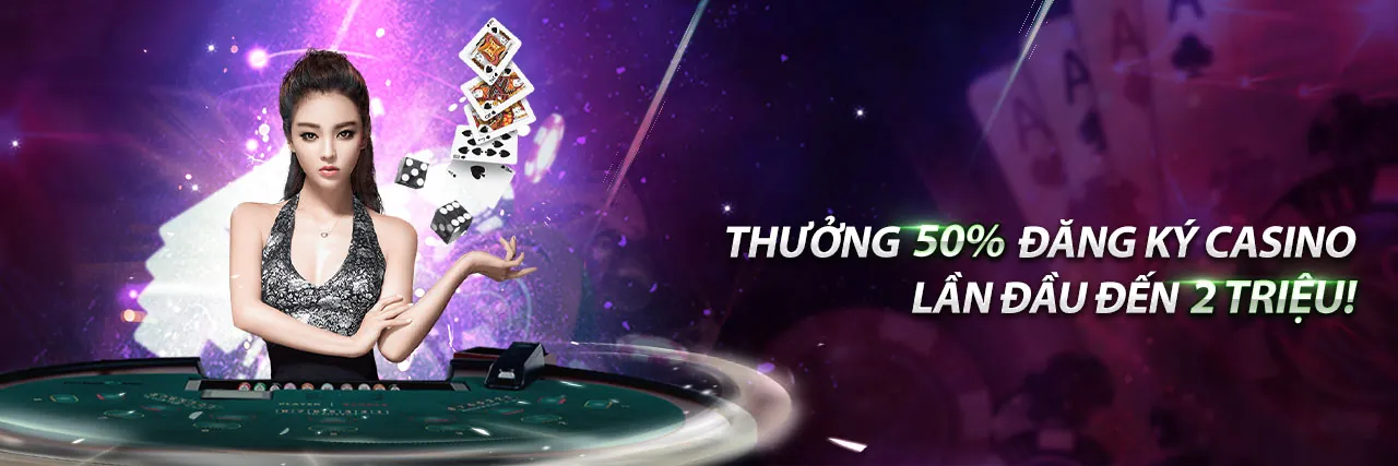 Banner khuyến mãi vn69 Casino với lời kêu gọi hành động
